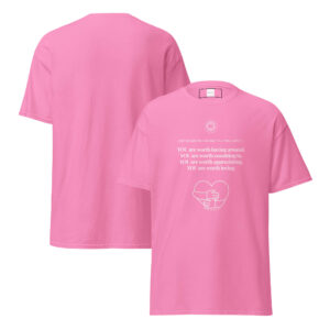 Unisex classic tee azalea