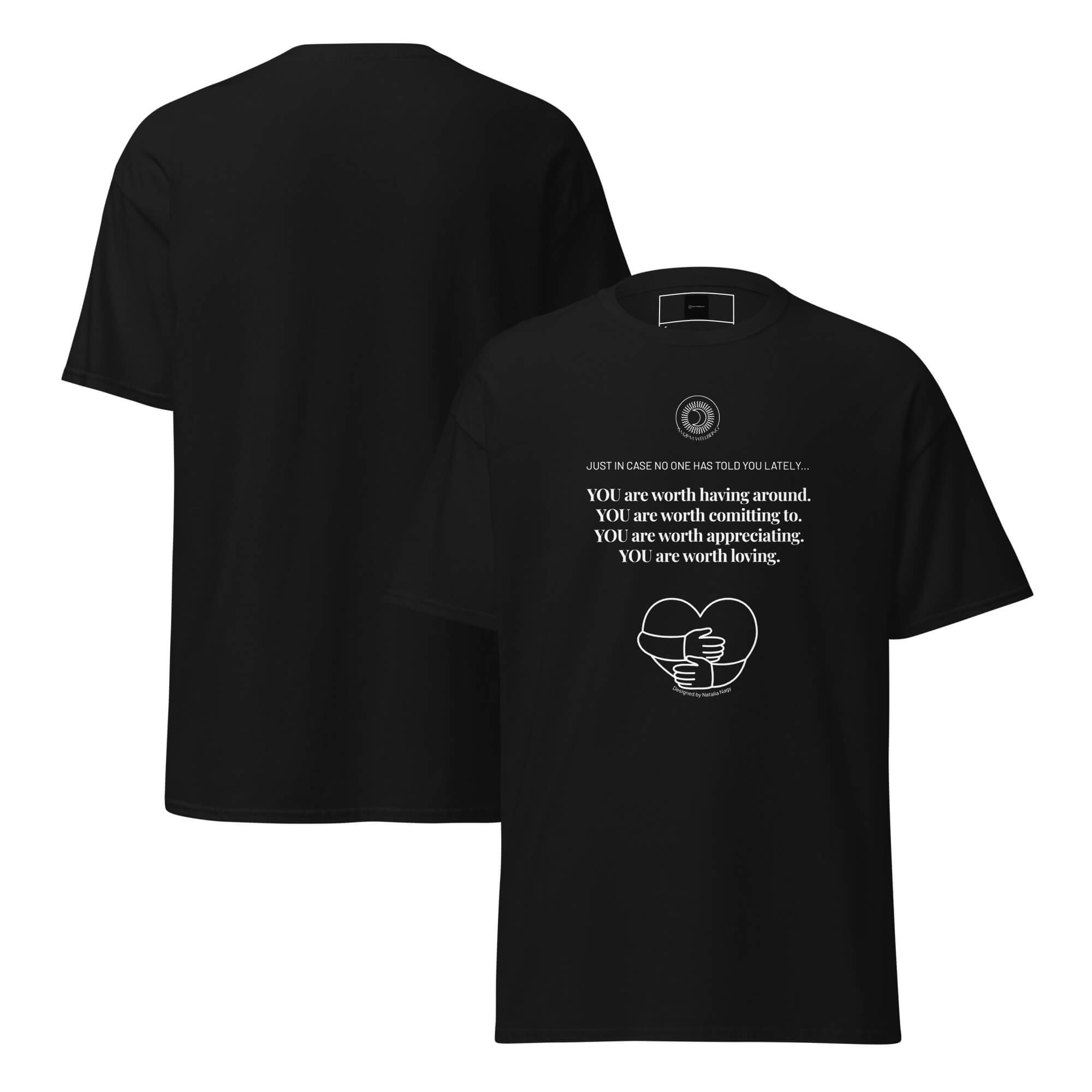 Unisex classic tee black