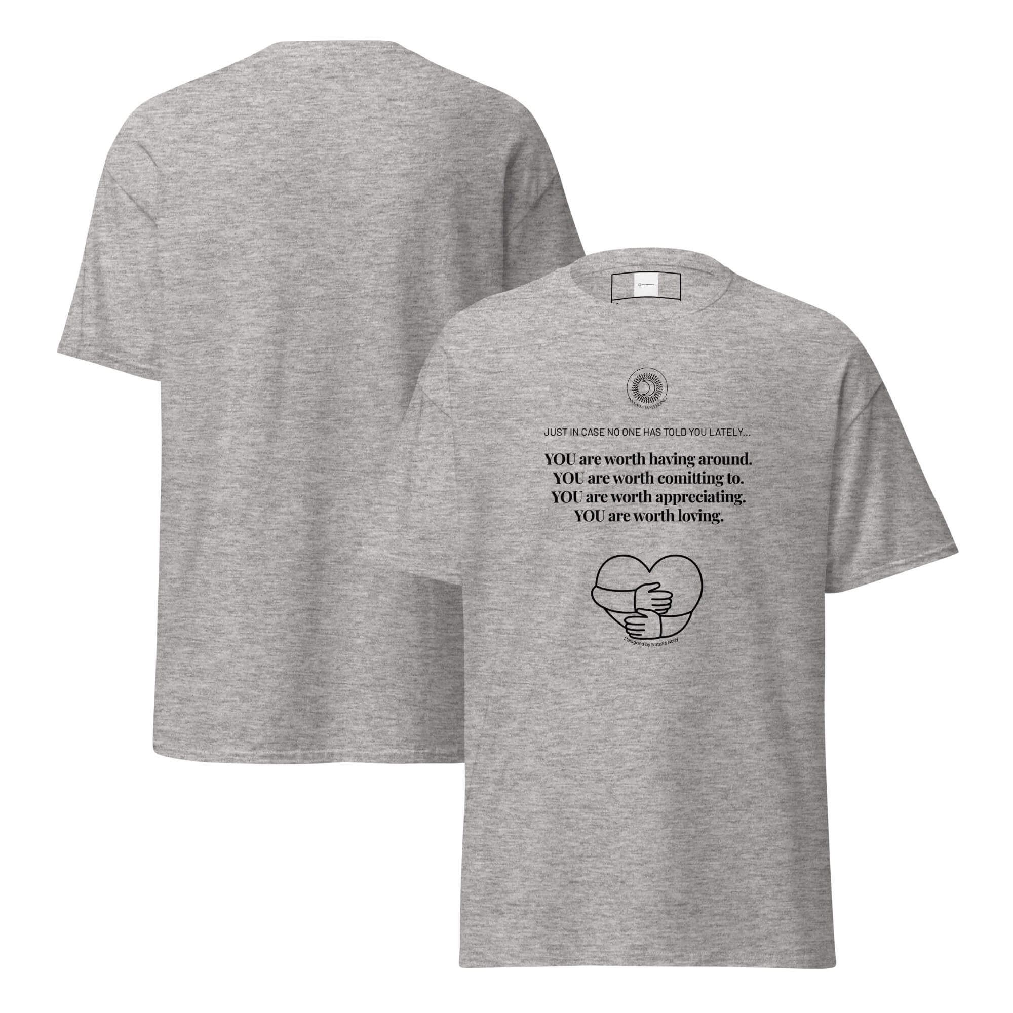 Unisex classic tee sport grey