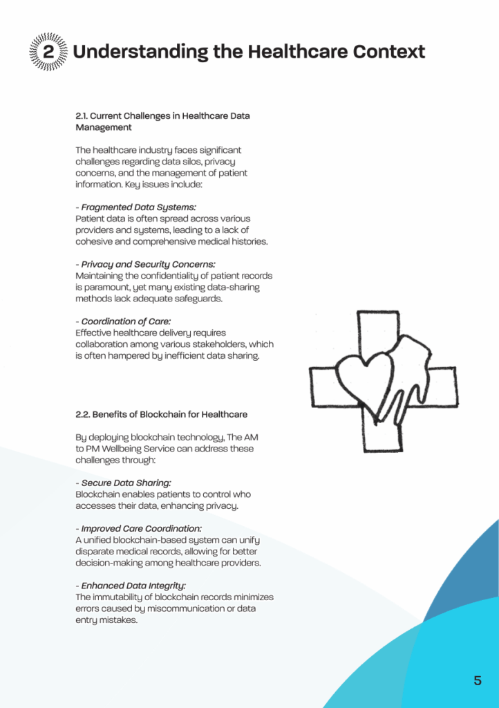 Integration of Blockchain Technology Brochure Extract5 1 The AM to PM Wellbeing Service