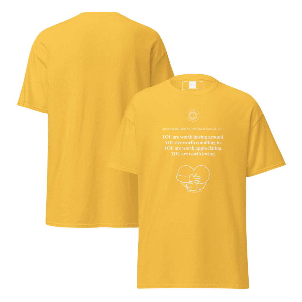 unisex classic tee daisy front and back 6818e39b3fb2c The AM to PM Wellbeing Service