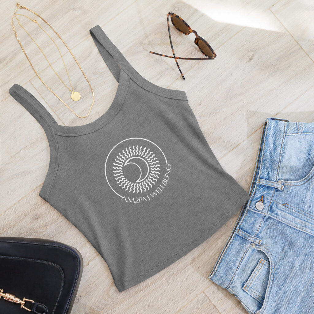 womens micro rib tank top athletic heather front 6818f745ae7fa The AM to PM Wellbeing Service