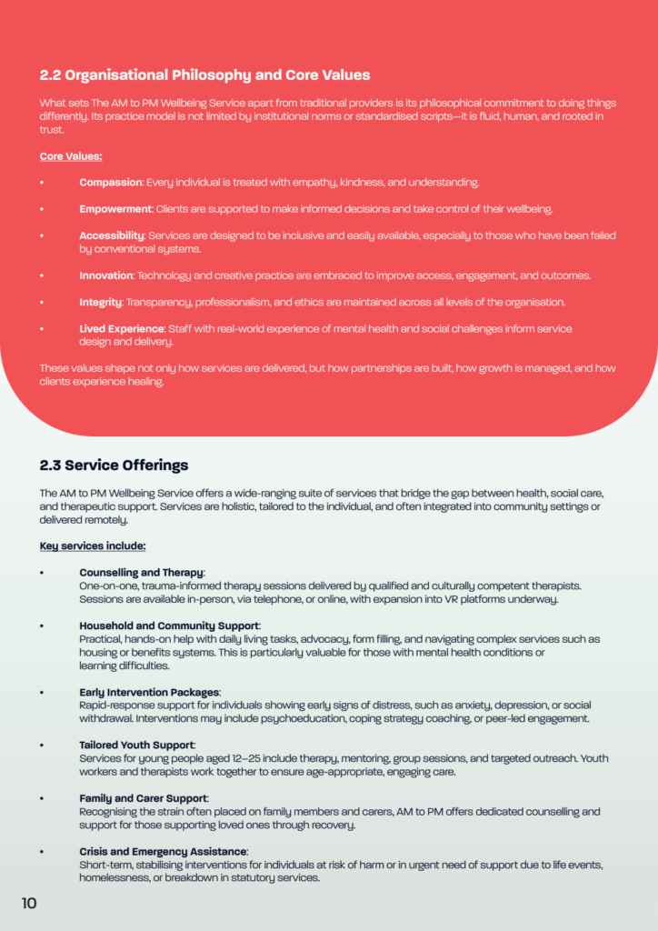 VIRTUA2 10 The AM to PM Wellbeing Service