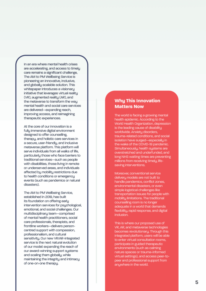 VIRTUA2 5 The AM to PM Wellbeing Service