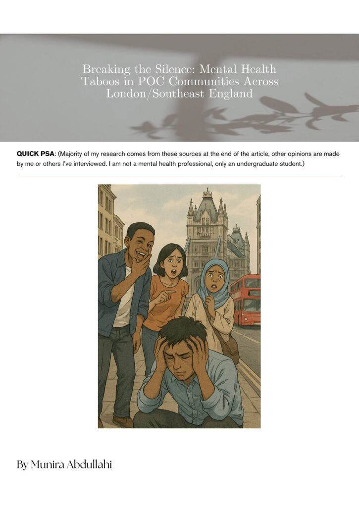 Breaking the Silence 1 The AM to PM Wellbeing Service