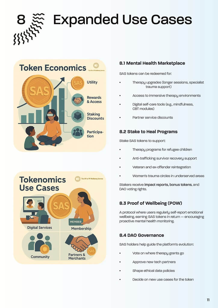 SAS Token Whitepaper11 The AM to PM Wellbeing Service