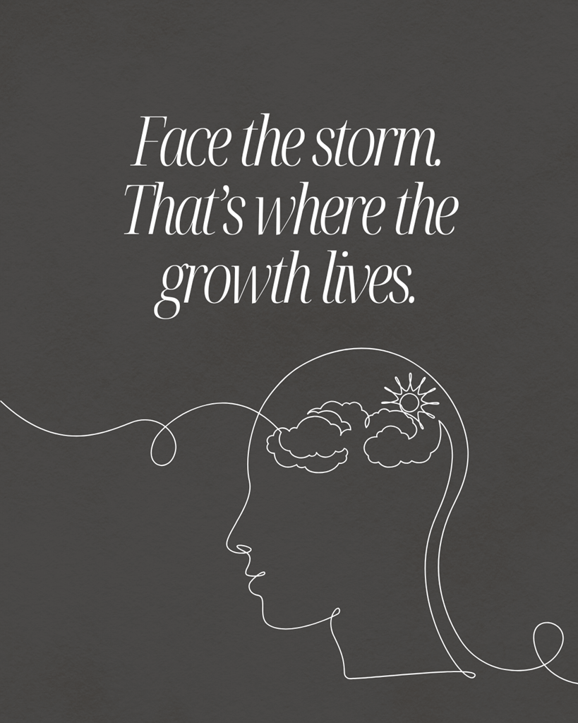 Black White Modern Illustrative Motivational Quote Instagram Post 1 The AM to PM Wellbeing Service