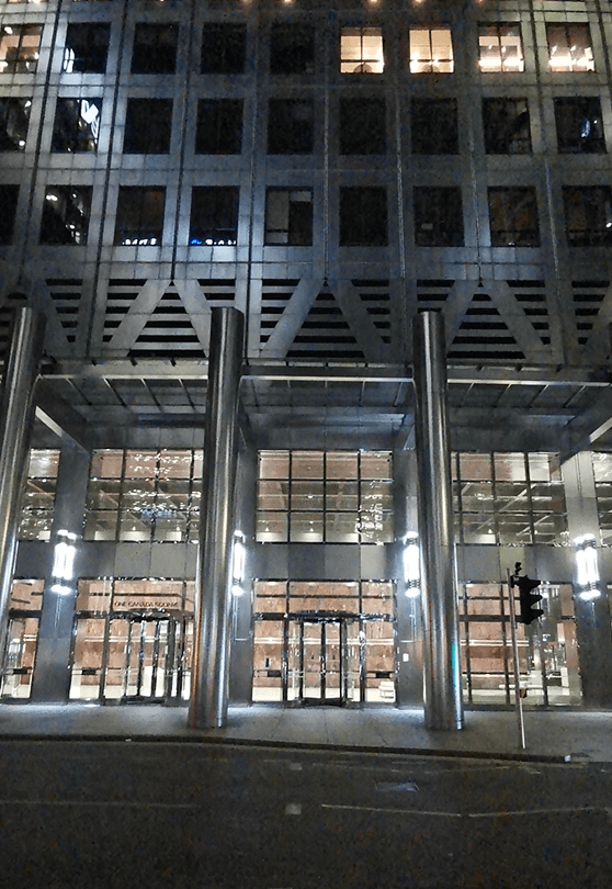 Fintech Bio Event Front of Building Image The AM to PM Wellbeing Service